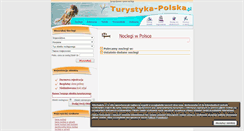 Desktop Screenshot of noclegi.turystyka-polska.pl